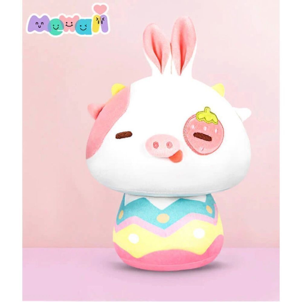 Mewaii Mushroom Family Rabbit Cow Kawaii Plush 8”